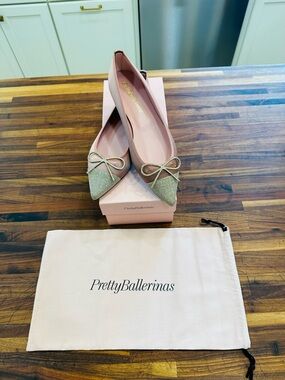 NWT - Pretty Ballerinas Sparkly Galassia Flats - 6.5M